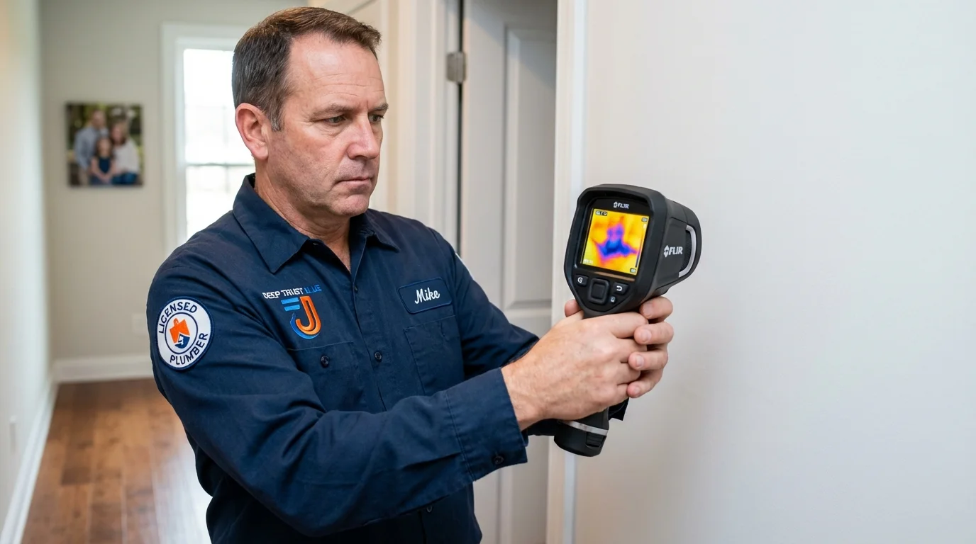 Thermal imaging leak detection by Johns Plumbing LLC in University Park
